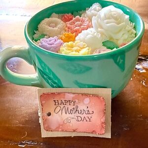 Custom 100% Soy Wax Apple Spice Candle in Reusable Coffee/Soup/Planter